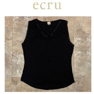 NWOT Ecru Black Tank Top
